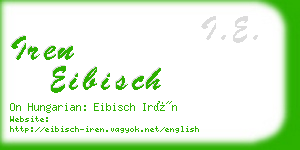 iren eibisch business card